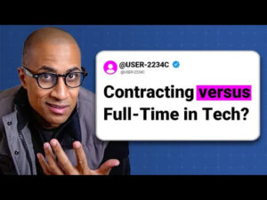 Image of Josh Madakor discussing why contract workers in the IT industry are a great start to a career.