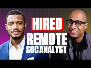 Josh Madakor interviews viewers who transitioned into cybersecurity through his course and internship.