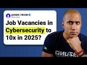 Image of Josh Madakor discussing the future of cybersecurity careers beyond 2025.